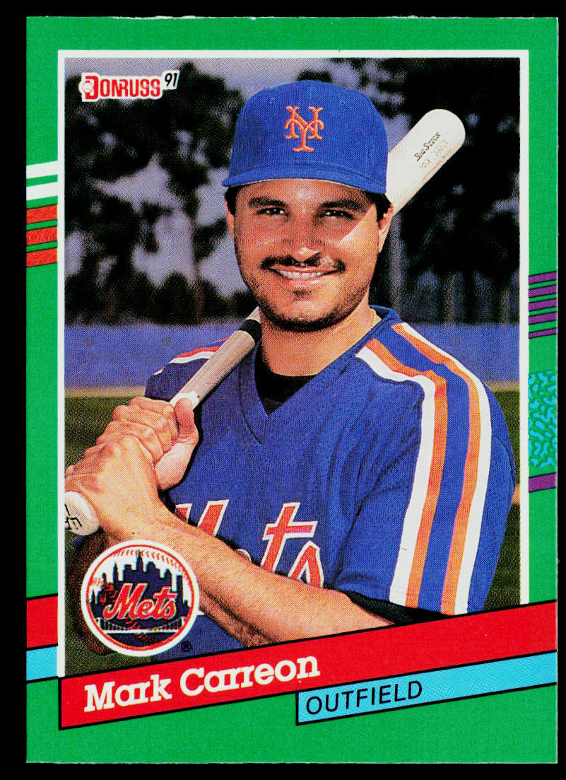 Mark Carreon 1991 Donruss #731b New York Mets
