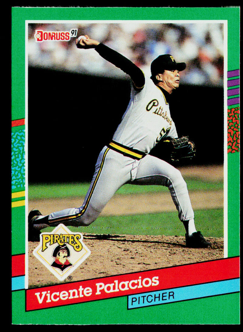 Vicente Palacios 1991 Donruss #732b Pittsburgh Pirates