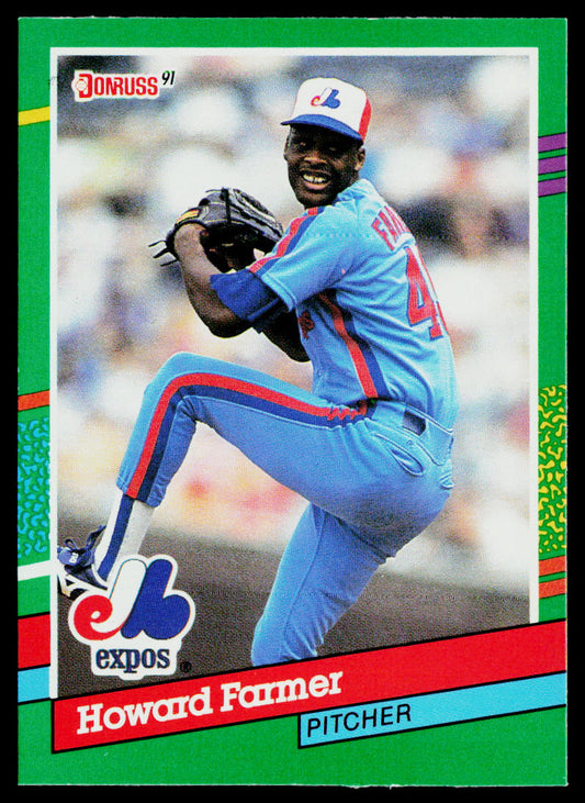 Howard Farmer 1991 Donruss #734 Montreal Expos
