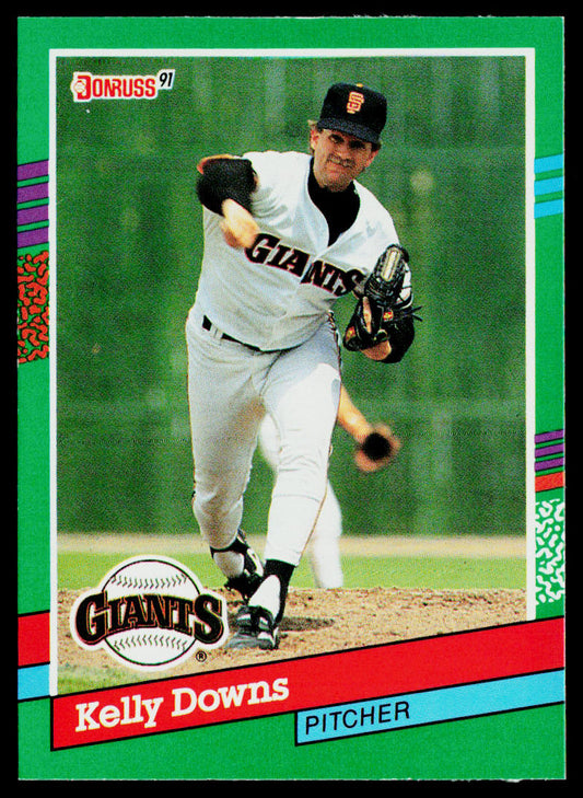 Kelly Downs 1991 Donruss #738b San Francisco Giants