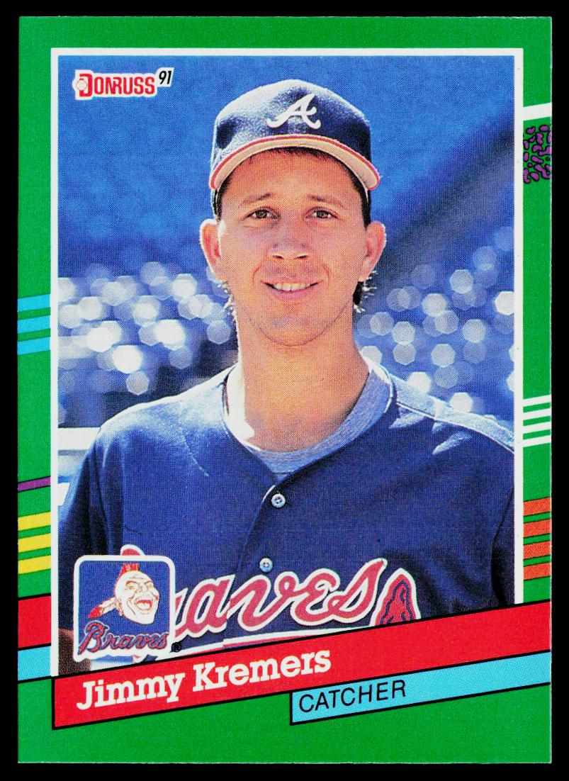 Jimmy Kremers 1991 Donruss #739b Atlanta Braves