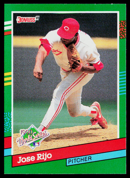 Jose Rijo 1991 Donruss #742b Cincinnati Reds