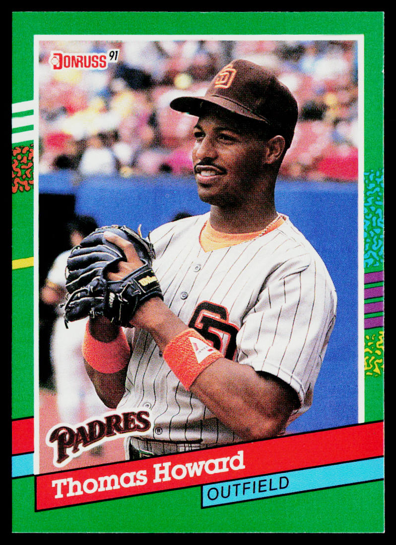 Thomas Howard 1991 Donruss #746 San Diego Padres