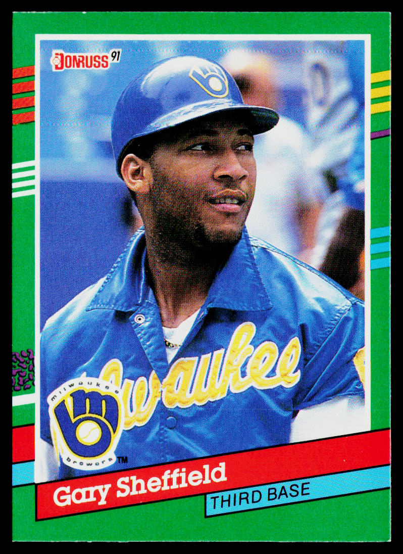 Gary Sheffield 1991 Donruss #751 Milwaukee Brewers