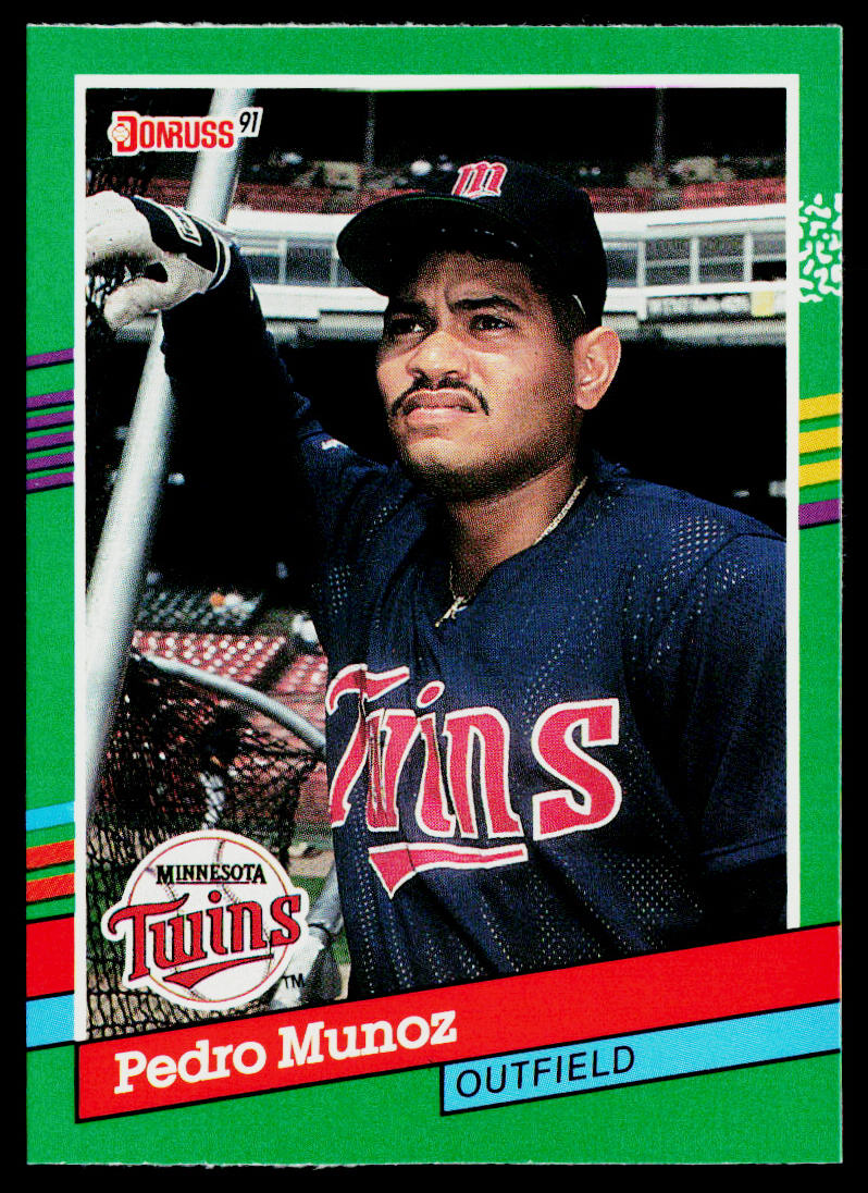 Pedro Munoz 1991 Donruss #758c RC Minnesota Twins