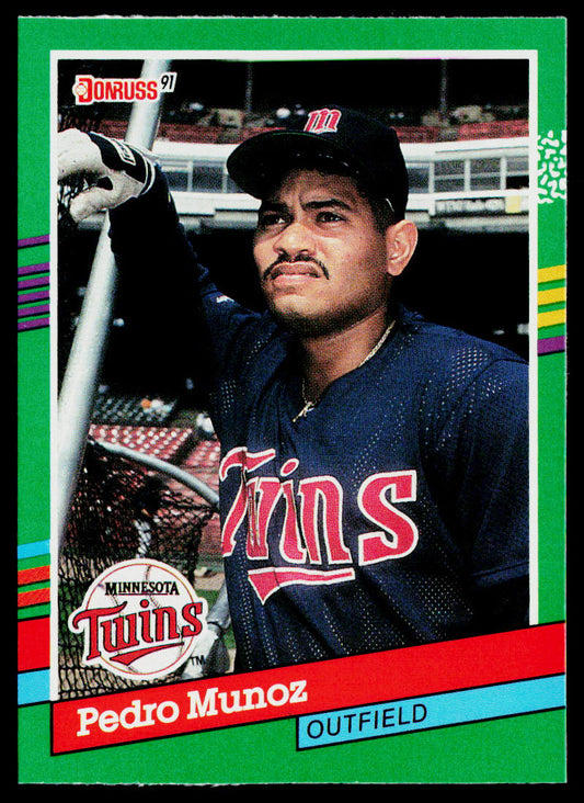 Pedro Munoz 1991 Donruss #758c RC Minnesota Twins