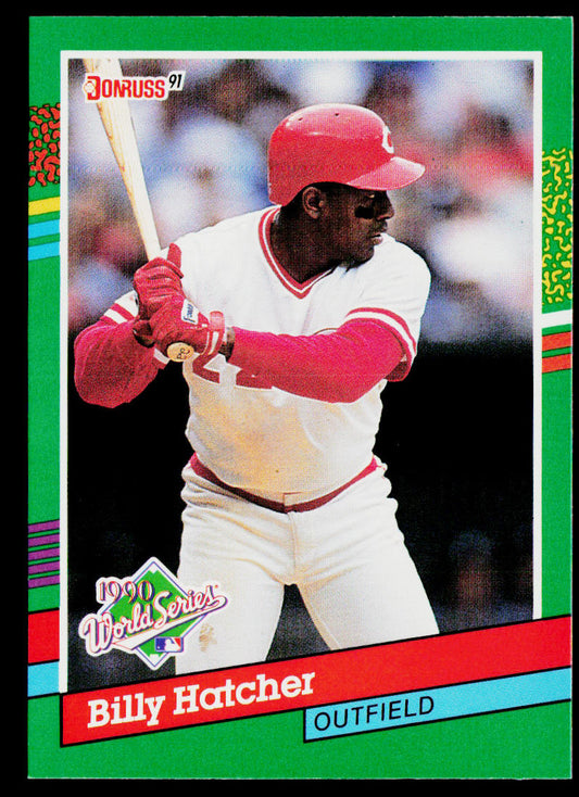 Billy Hatcher 1991 Donruss #763 Cincinnati Reds