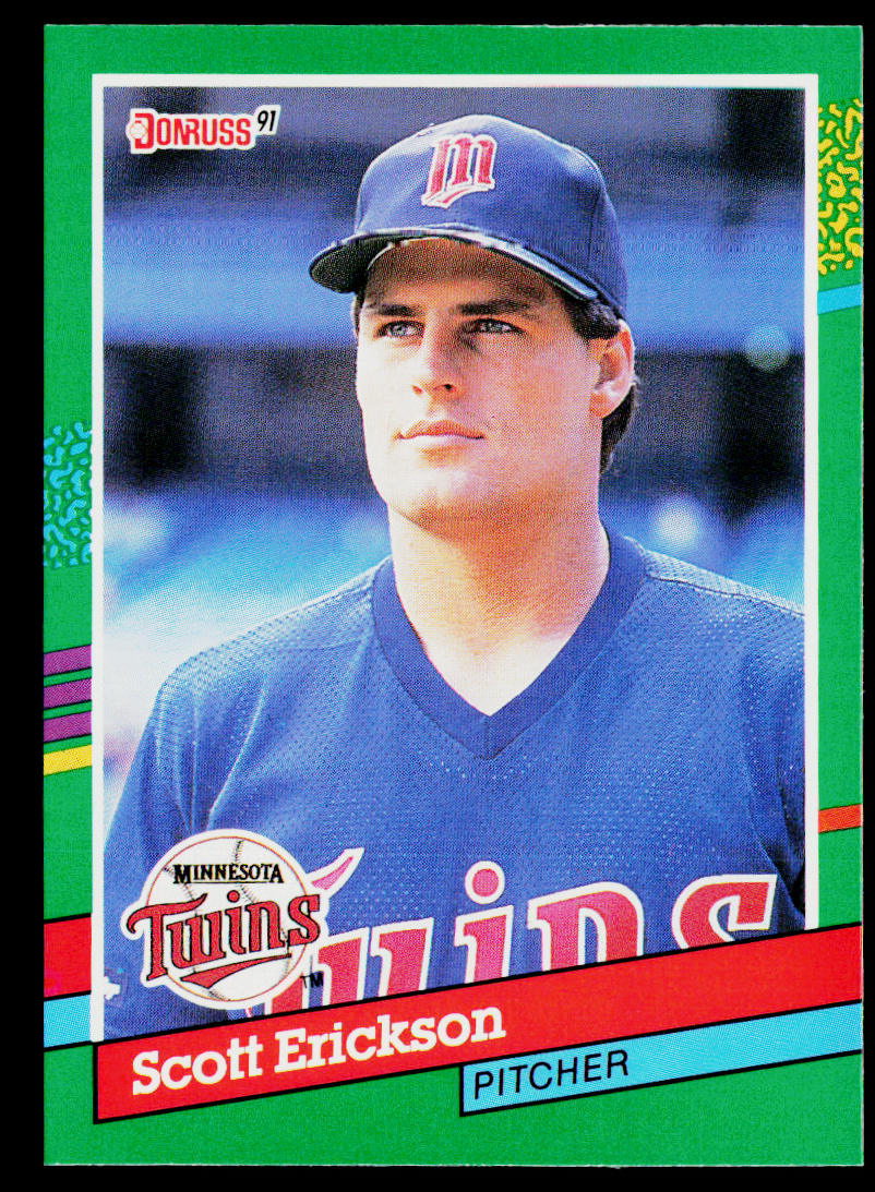 Scott Erickson 1991 Donruss #767c Minnesota Twins