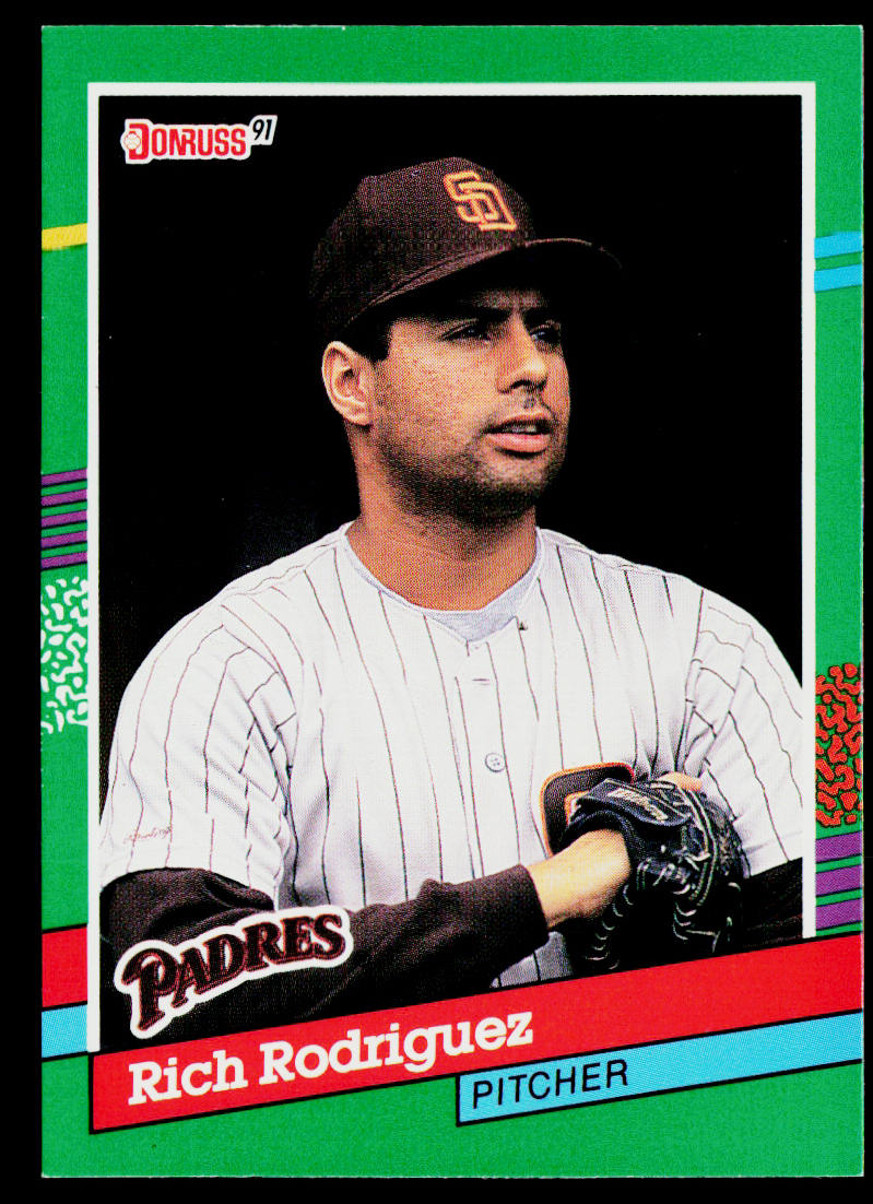 Rich Rodriguez 1991 Donruss #769 RC San Diego Padres