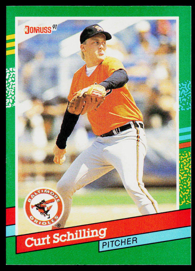 Curt Schilling 1991 Donruss #556 Baltimore Orioles