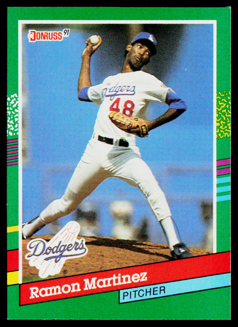 Ramon Martinez 1991 Donruss #557 Los Angeles Dodgers