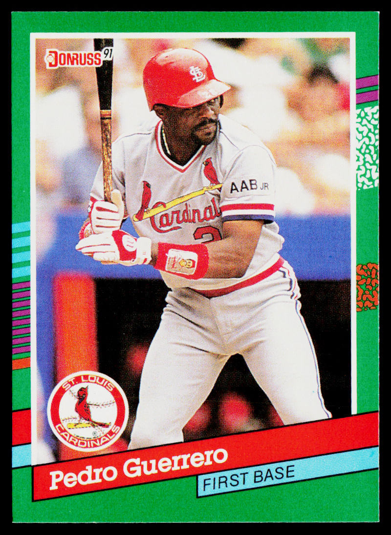 Pedro Guerrero 1991 Donruss #558 St. Louis Cardinals