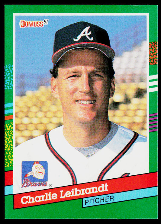 Charlie Leibrandt 1991 Donruss #562 Atlanta Braves