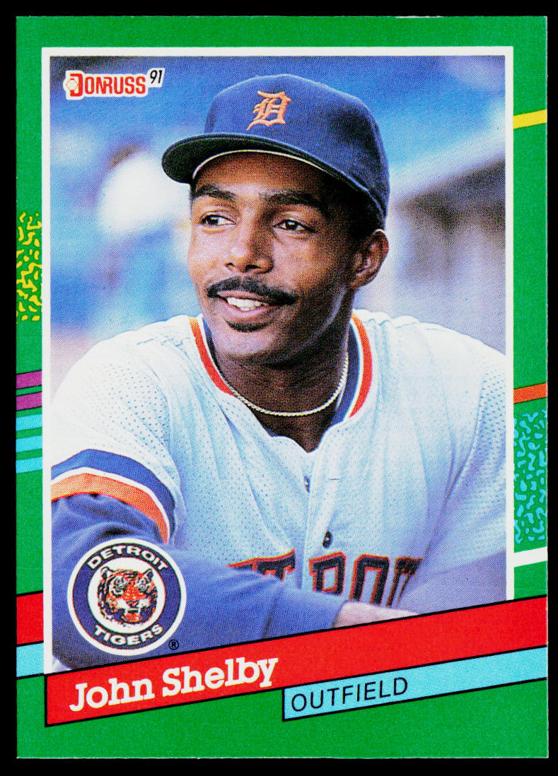 John Shelby 1991 Donruss #563 Detroit Tigers