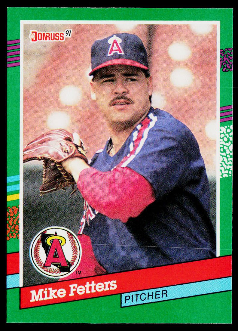 Mike Fetters 1991 Donruss #565b California Angels