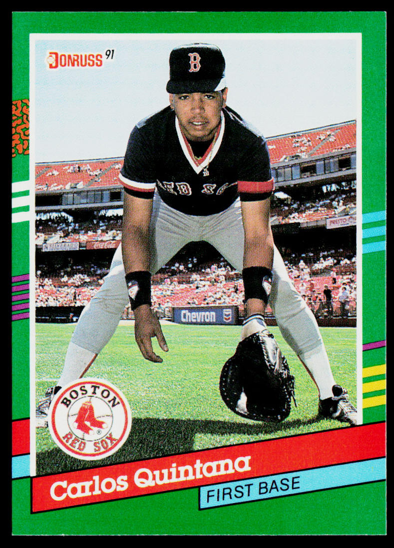 Carlos Quintana 1991 Donruss #568b Boston Red Sox