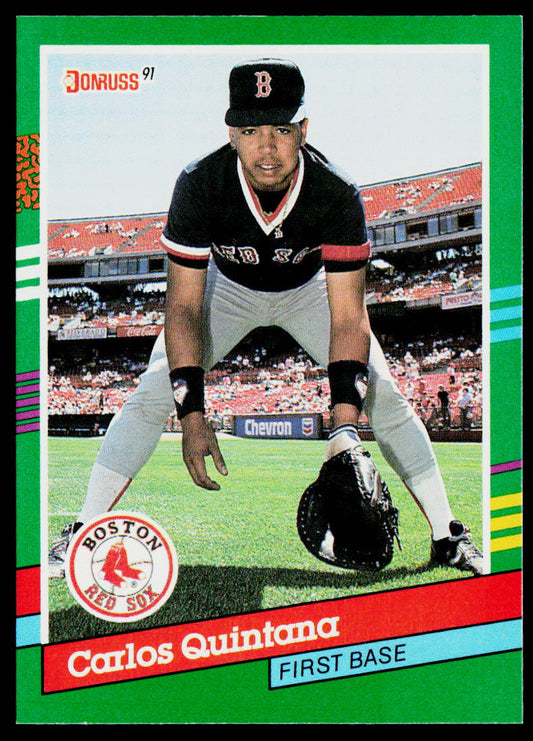 Carlos Quintana 1991 Donruss #568b Boston Red Sox