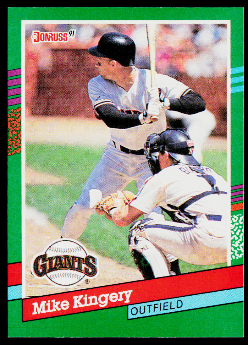 Mike Kingery 1991 Donruss #573 San Francisco Giants
