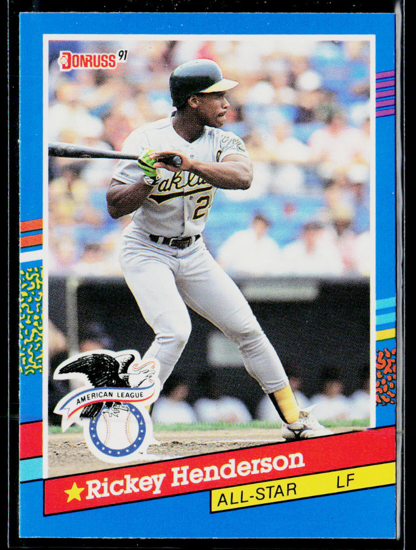 Rickey Henderson 1991 Donruss #53 Oakland Athletics