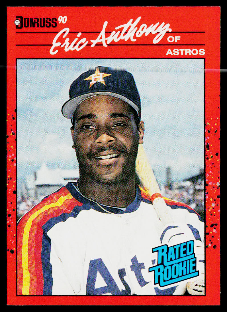Eric Anthony 1990 Donruss #34c RC Houston Astros