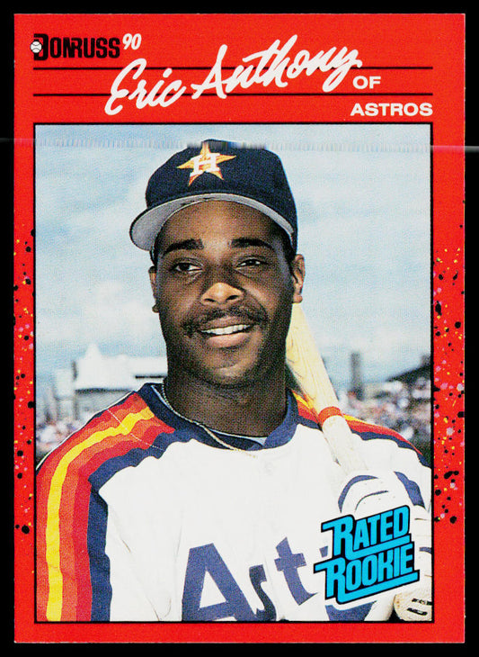 Eric Anthony 1990 Donruss #34c RC Houston Astros