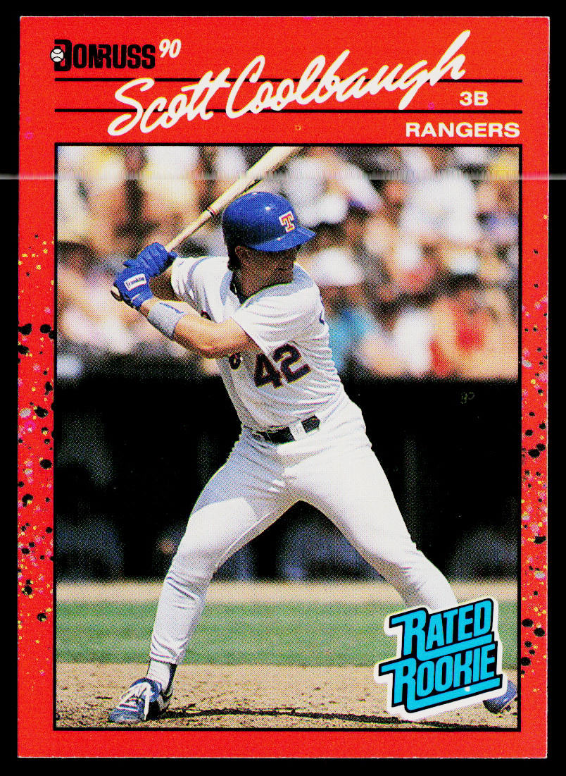 Scott Coolbaugh 1990 Donruss #43c RC Texas Rangers