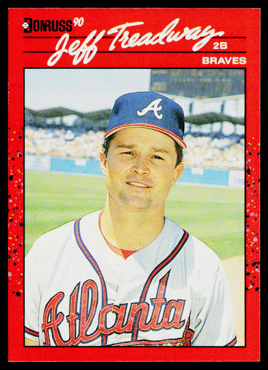 Jeff Treadway 1990 Donruss #50 Atlanta Braves