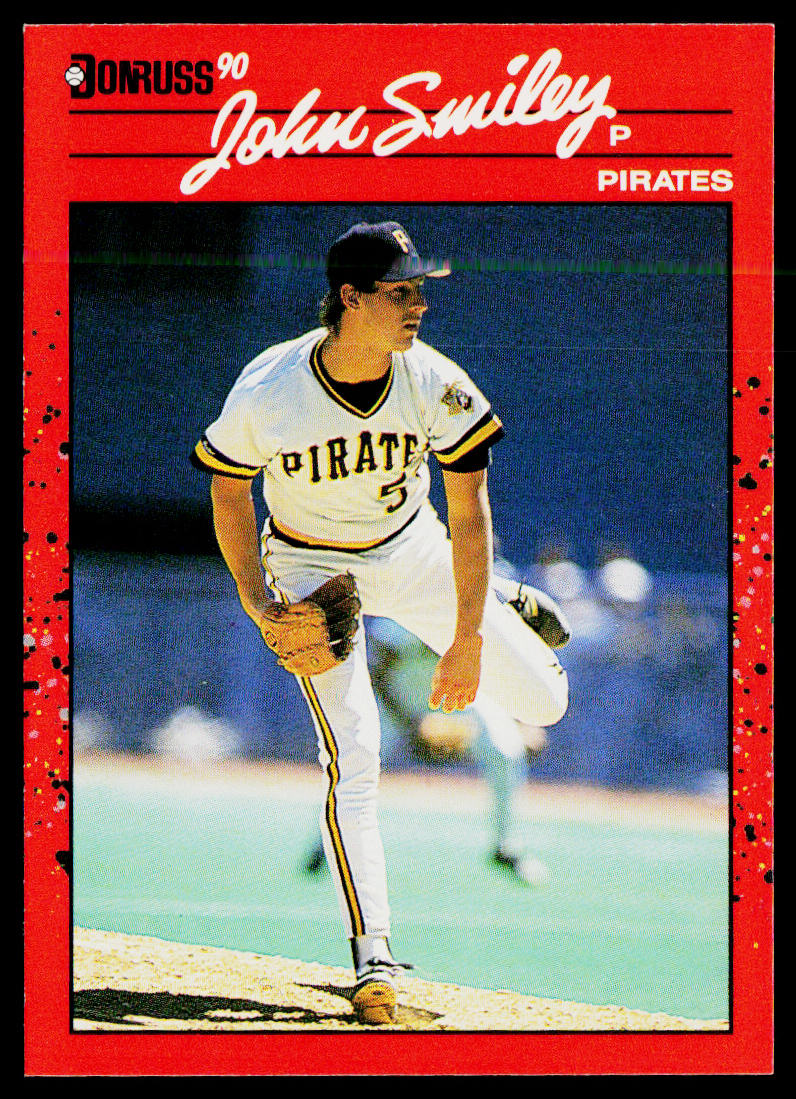 John Smiley 1990 Donruss #54b Pittsburgh Pirates