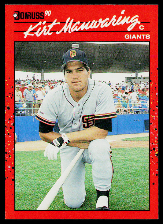 Kirt Manwaring 1990 Donruss #59c San Francisco Giants