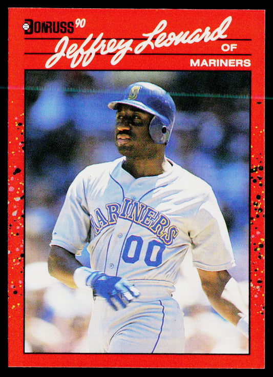 Jeffrey Leonard 1990 Donruss #93c Seattle Mariners