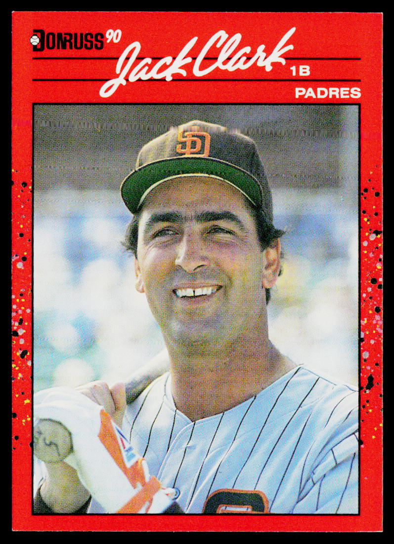 Jack Clark 1990 Donruss #128 San Diego Padres