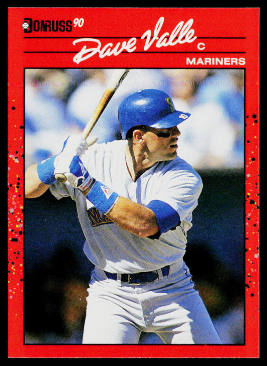 Dave Valle 1990 Donruss #129 Seattle Mariners