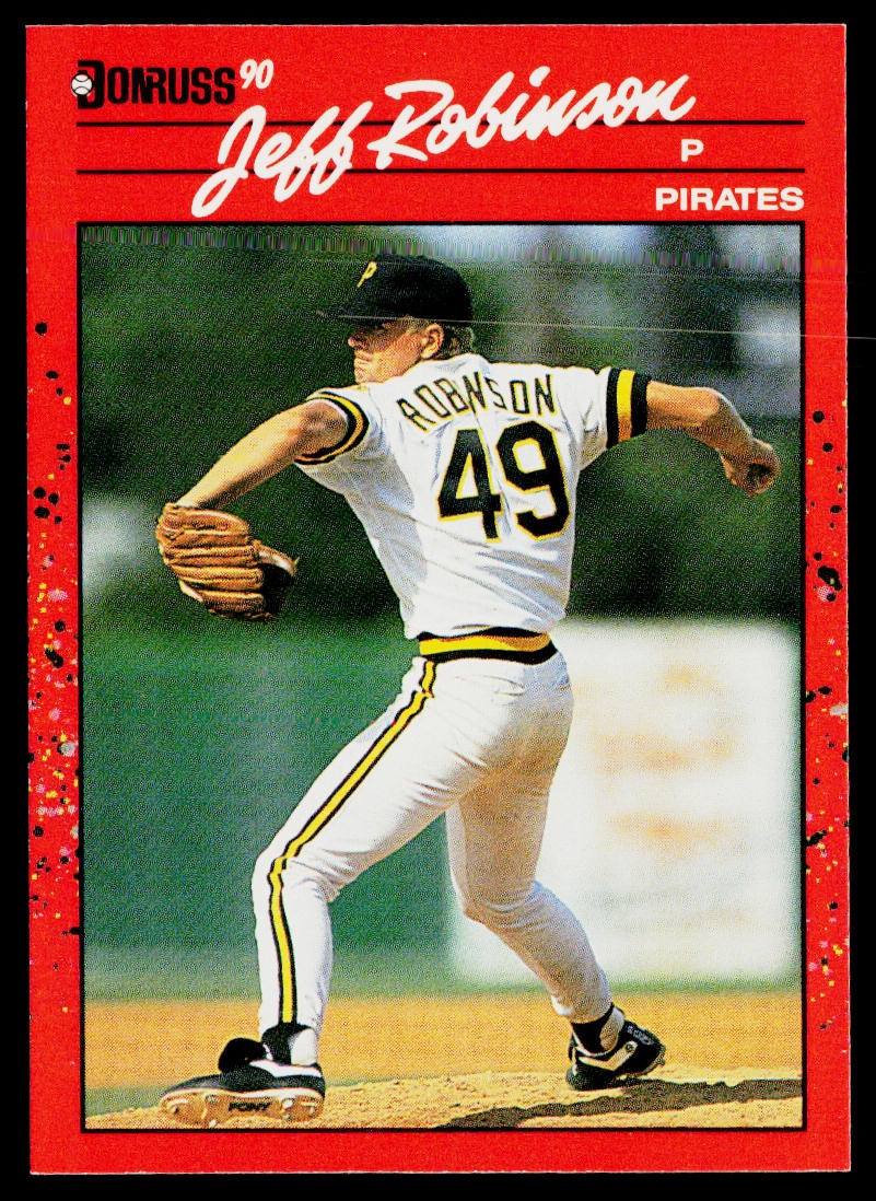 Jeff Robinson 1990 Donruss #134c Pittsburgh Pirates