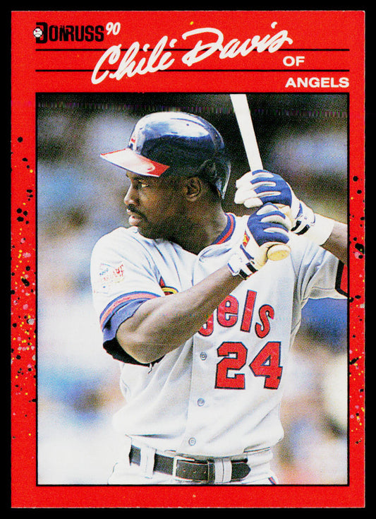 Chili Davis 1990 Donruss #136 California Angels