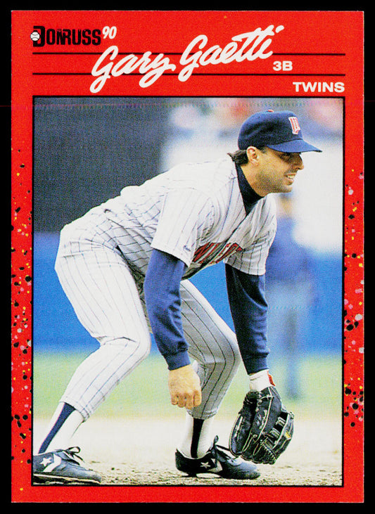 Gary Gaetti 1990 Donruss #151 Minnesota Twins