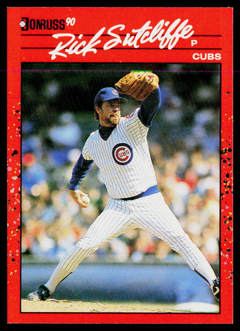 Rick Sutcliffe 1990 Donruss #157 Chicago Cubs
