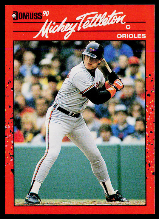 Mickey Tettleton 1990 Donruss #169b Baltimore Orioles