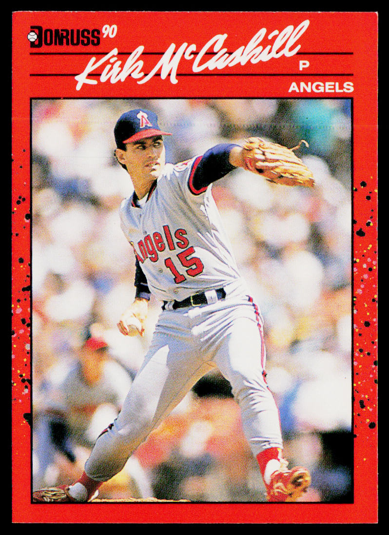 Kirk McCaskill 1990 Donruss #170 California Angels