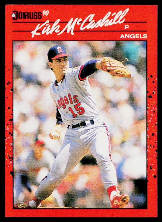 Kirk McCaskill 1990 Donruss #170 California Angels