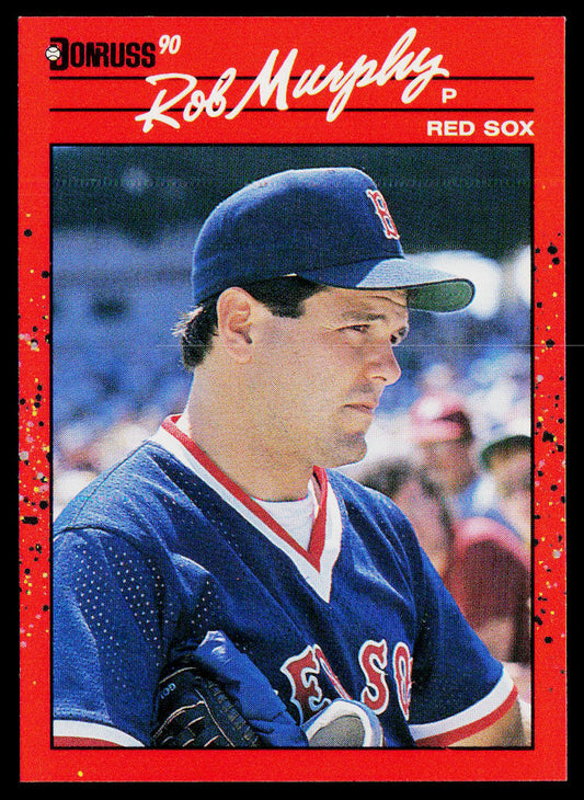 Rob Murphy 1990 Donruss #186c ERR Boston Red Sox