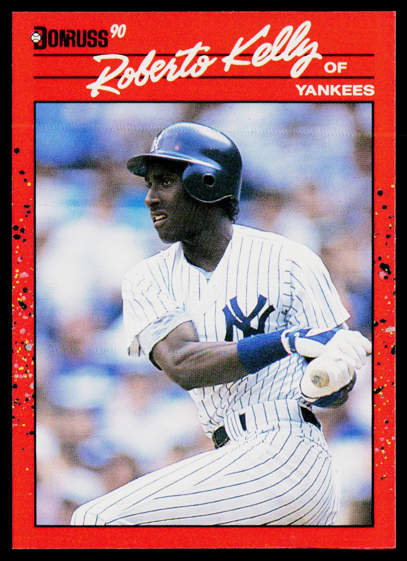 Roberto Kelly 1990 Donruss #192 New York Yankees
