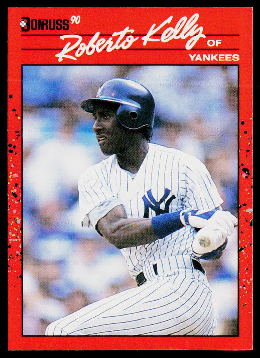 Roberto Kelly 1990 Donruss #192 New York Yankees