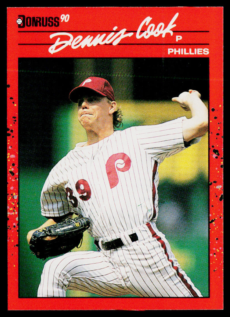 Dennis Cook 1990 Donruss #193c Philadelphia Phillies