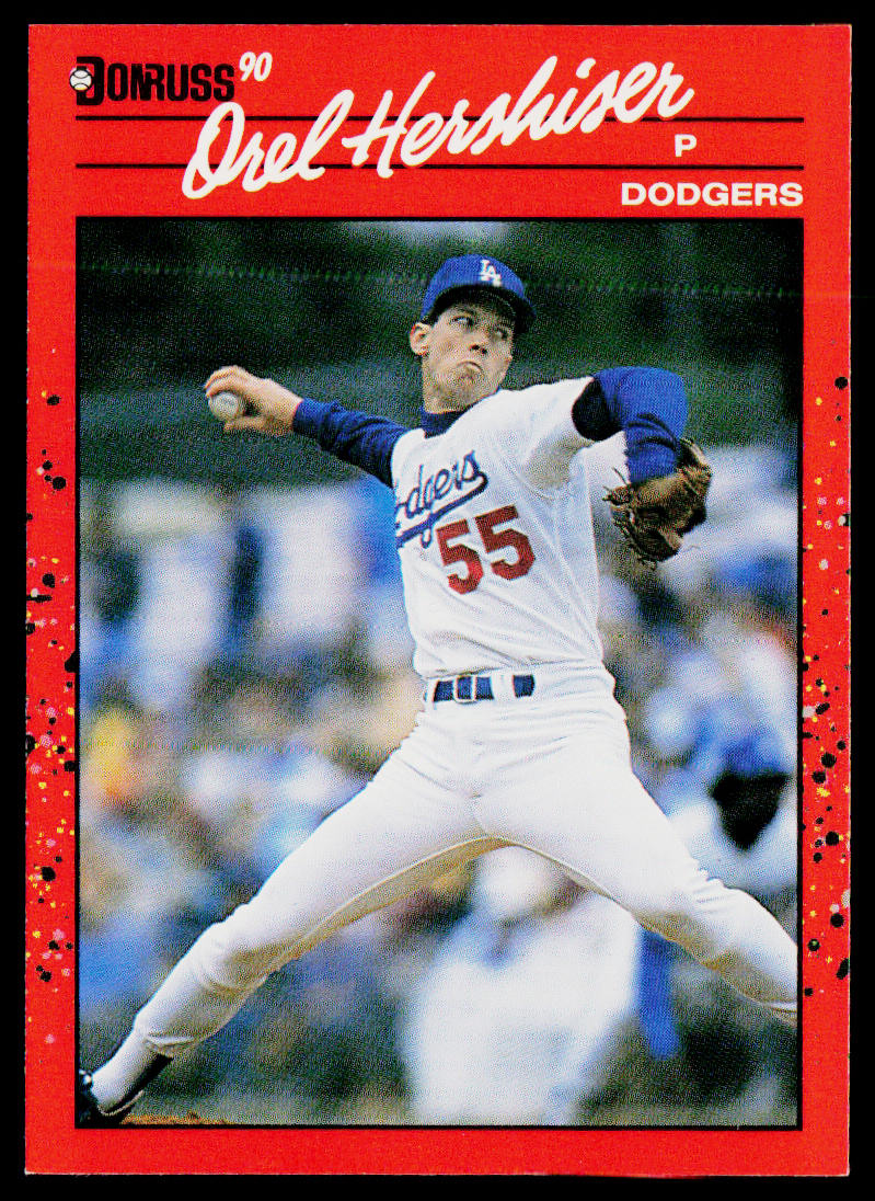 Orel Hershiser 1990 Donruss #197 Los Angeles Dodgers