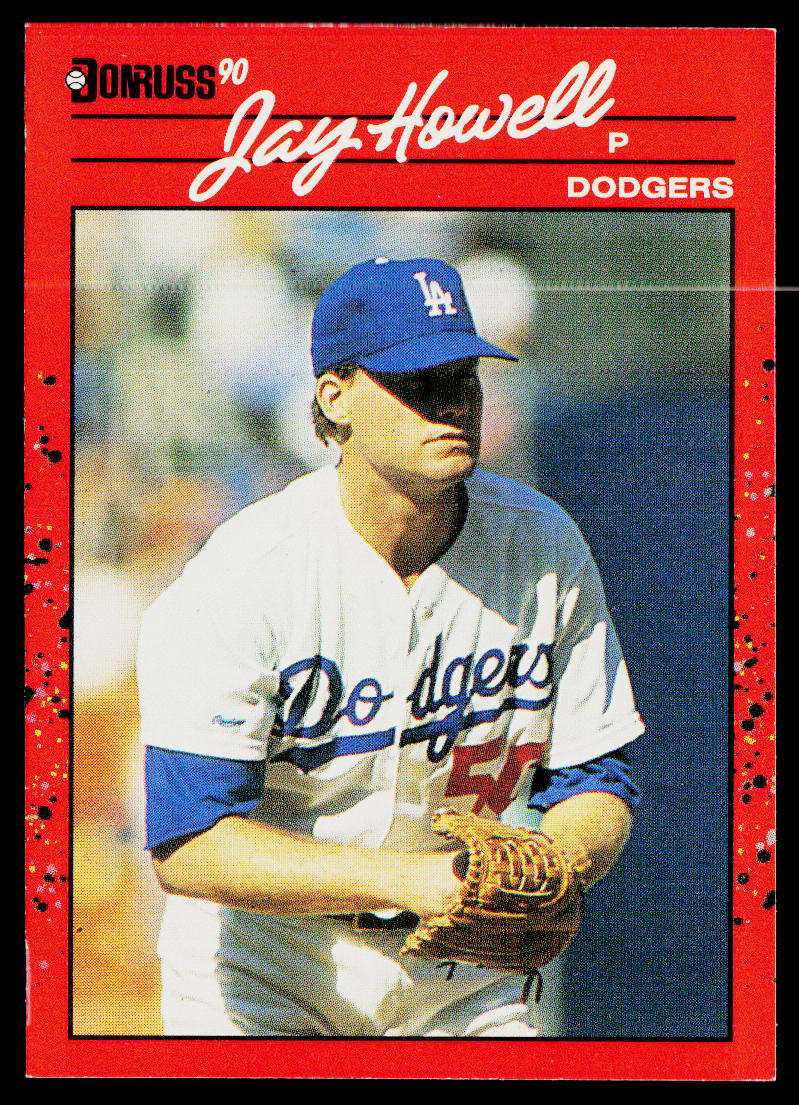 Jay Howell 1990 Donruss #203b Los Angeles Dodgers