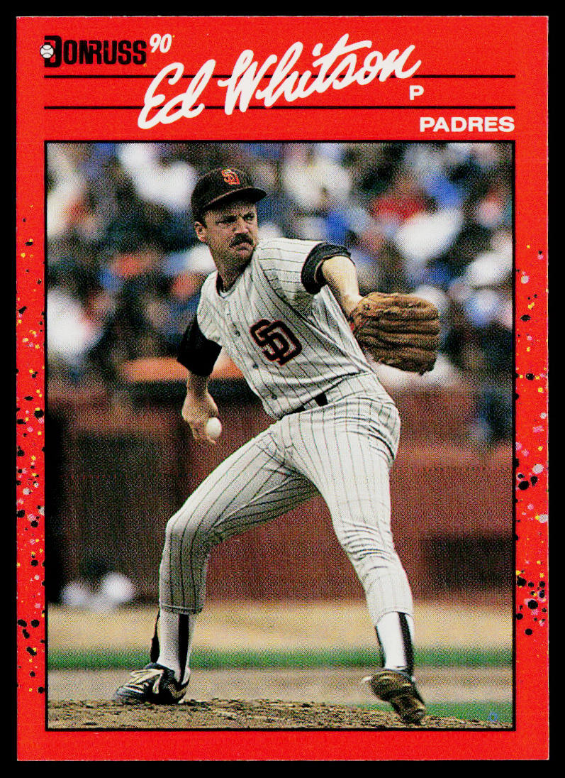 Ed Whitson 1990 Donruss #205c San Diego Padres
