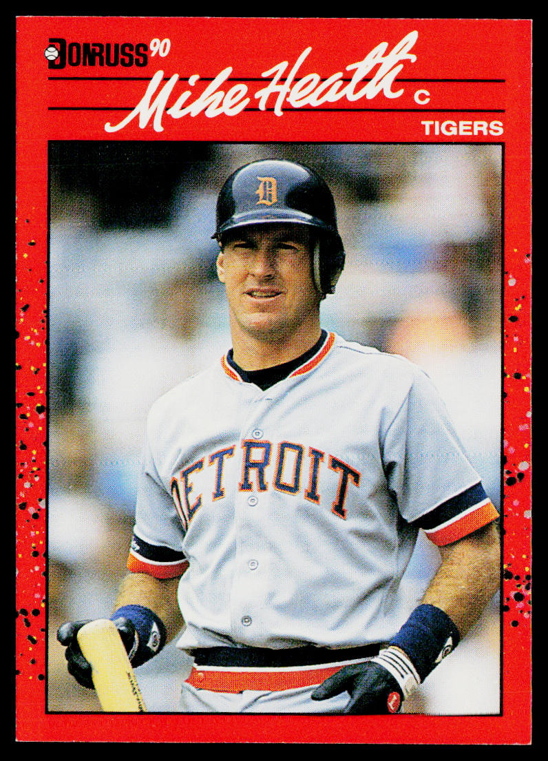 Mike Heath 1990 Donruss #209 Detroit Tigers