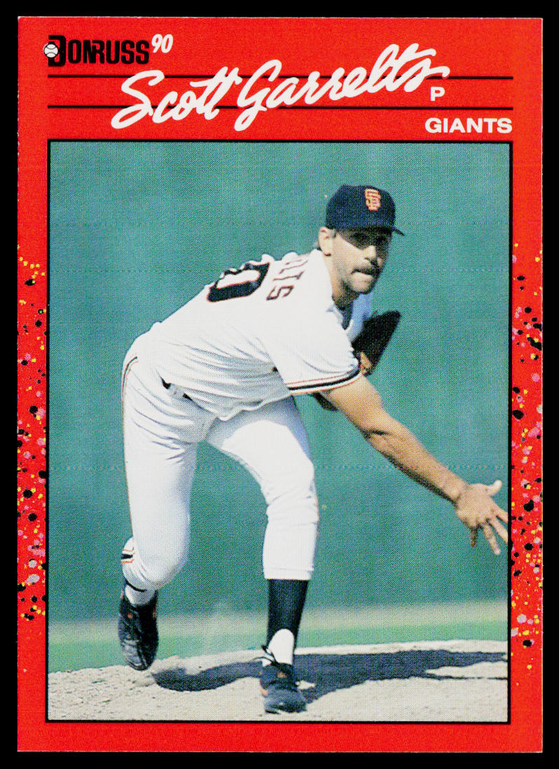 Scott Garrelts 1990 Donruss #217c San Francisco Giants