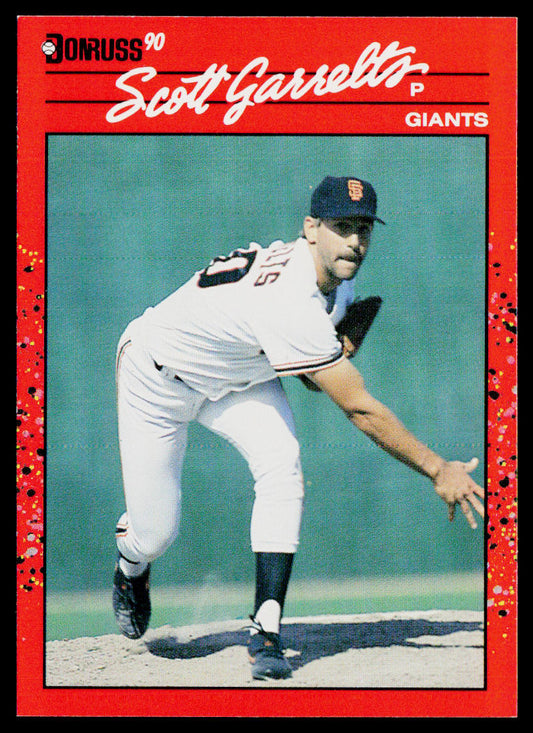 Scott Garrelts 1990 Donruss #217c San Francisco Giants