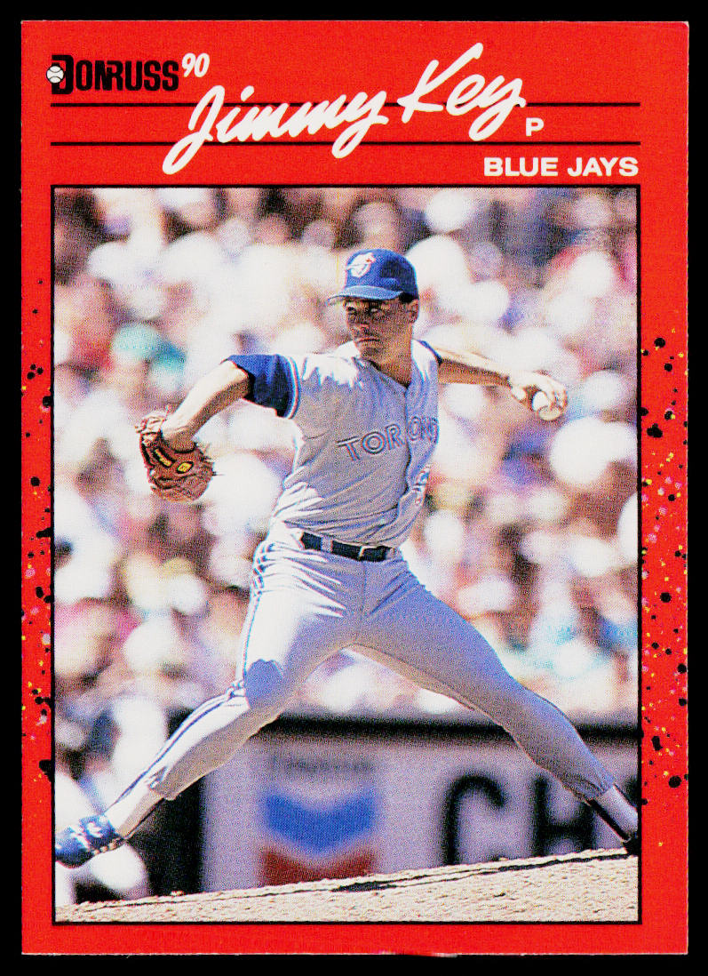 Jimmy Key 1990 Donruss #231b Toronto Blue Jays